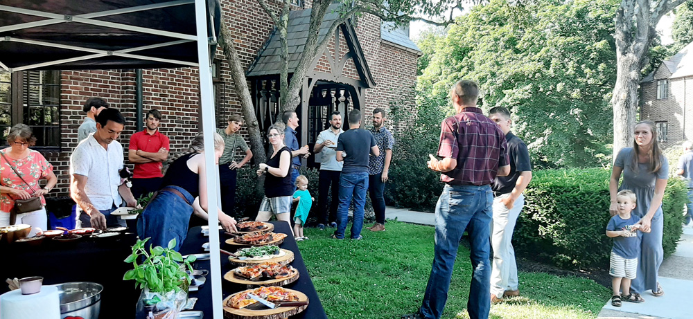 Feather Pizza outdoor catering